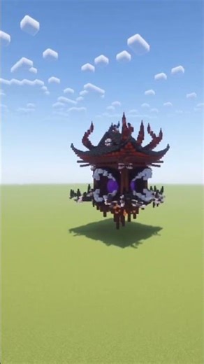 Jujustsu Kaisen Sukuna Shrine Build in Minecraft #minecraft #shorts