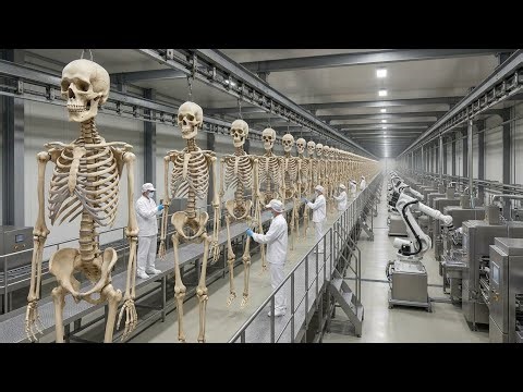Inside the Skeleton Factory: The Most Realistic Anatomy Models Ever Built