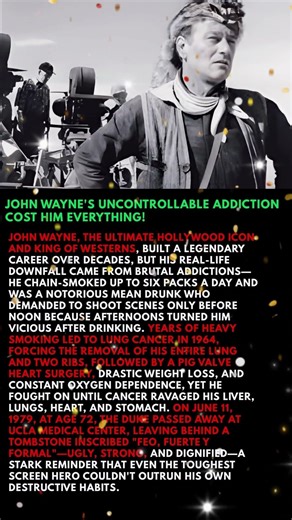John Wayne's UNCONTROLLABLE Addiction Cost Him EVERYTHING!