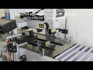 MAMUTH BB Versatile Case Sealer with Preza 1 Case Coding Video