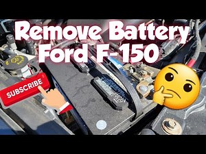 How to: Remove a Battery From a 2011 Ford F-150 fx4