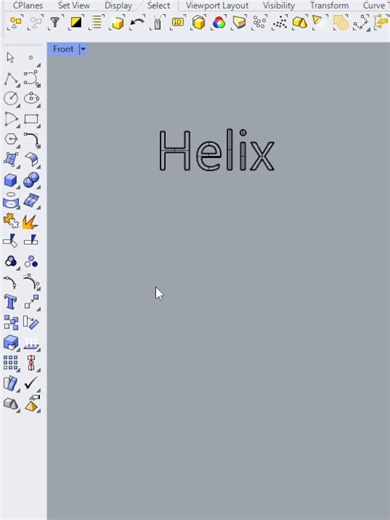 [Rhino Tutorial] Helix www.youtube.com/@Design-DA #cad #rhinoceros #jewellery #jewelry #matrix