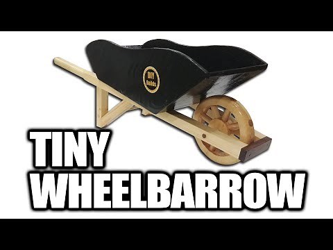 DIY Tiny Wheelbarrow (for Kids) - Free Plans!