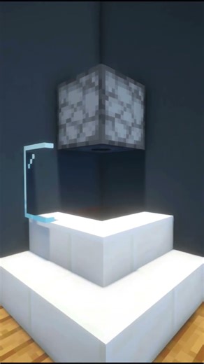 Magic Fireplace In Minecraft #shorts #minecraft