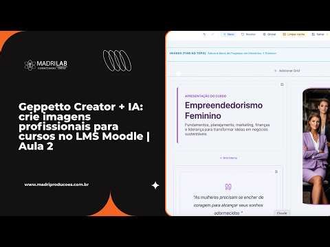 Geppetto Creator + AI: Create professional images for courses in the Moodle LMS | Lesson 2