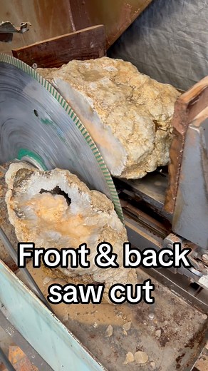 14K views · 237 reactions | #lapidary #diamond #saw #cut #thankful for geode week | KeokukGeodes | Facebook