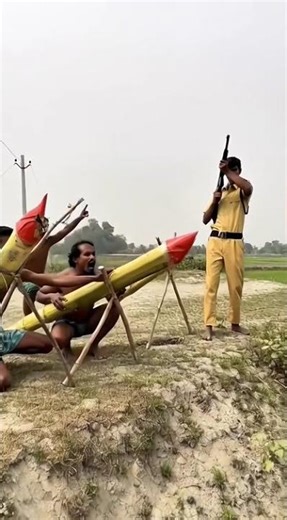 When Villagers Try to Launch a Rocket 🚀😂 | Funny Shorts
