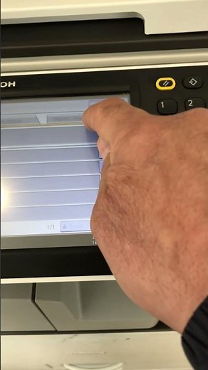 How do I see the toner level at RICOH Printer?