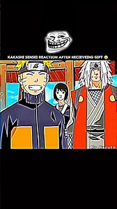 naruto and Kakashi funny moment😹 #naruto #animeshorts