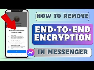 How To Remove End-to-End Encryption In Messenger | Turn Off End-to-End Encryption (2025)