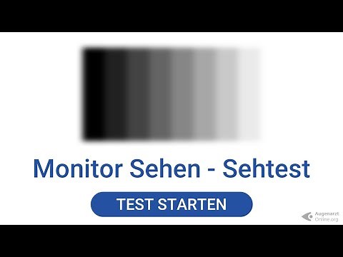 Monitor Sehen - Sehtest