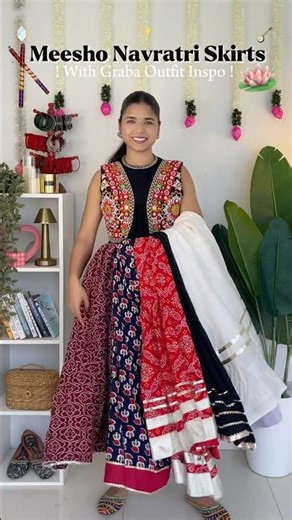 Meesho Navratri Skirts Haul ✨ #meeshohaul #meesho #meeshoapp #fyp #skirts #style #tryonhaul #skirt