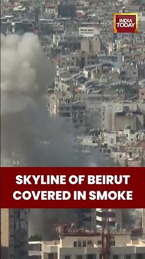 War Video: Large Explosions Rock Beirut | Lebanon | Iran War | US | Trump | Israel