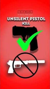 is this Bartoli75R Unsilenced Pistol KIll in HITMAN Freelancer