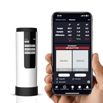 Portable Colorimeter, D/8 Structure,8mm Caliber,Universal Colorimeters for Various Industries,Massive Storage of Data,Supporting APP and Computer Software