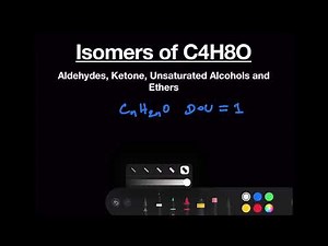 Aldehydes, Ketone, Unsaturated Alcohols and Unsaturated Ethers of C4H8O | Structures & IUPAC Names |