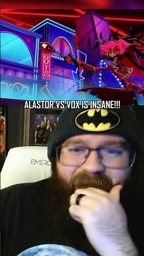 VOX VS ALASTOR FINAL FIGHT IS INSANE! 😱 Hazbin Hotel #shorts #hazbinhotel