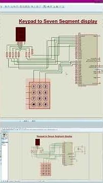 Seven Segment Display control by keypad | Proteus | STM32