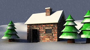 3D Animation - Ballet in Snow Globe