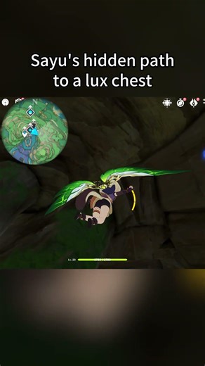 hidden chests only for sayu #genshinnow #genshintips #genshin #genshinimpact