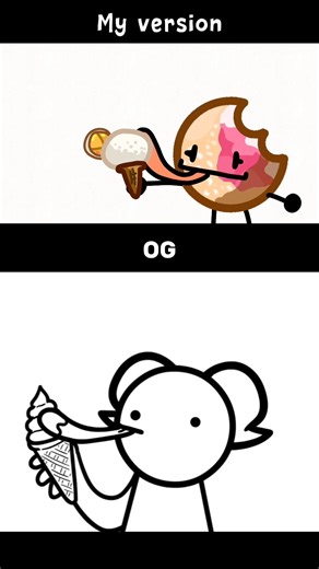 I want an ice cream! asdfmovie11 comparison #asdfmovies #bfdi #animation #memes