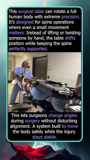 This Table Can Rotate a Human Body With Surgical Precision