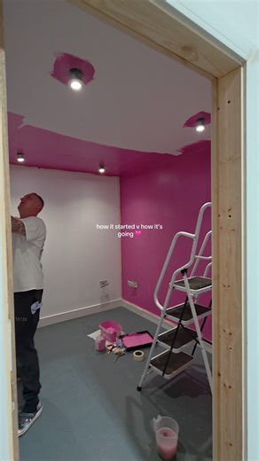 11K views · 61 reactions | Can’t wait to use this room and lock myself away with all of our dessert tables and take pics all day and talk to my internet friends on TikTok and generally just vibe 勺 ps. Did we go overboard on the pink x | Finch Bakery | Facebook