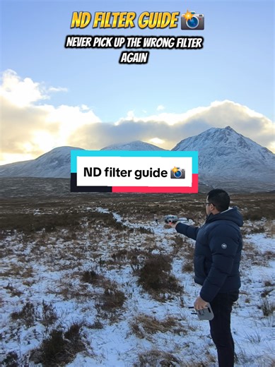 🎥 ND Filters guide 2026: Which One to Use & How to Use Them. ND8 ☀️ Light reduction for overcast, golden hours or soften sunlight. ND16 🌤️ Ideal for normal daylight when the sun is present but not harsh. ND32 🌞 Perfect for bright midday shooting. ND64 🔥 Built for extreme light — beaches, snow, or shooting wide open at f/1.8. 🔧 How to Use ND Filters Set your frame rate & shutter speed first (Ex: 24fps → 1/50 shutter) Choose your aperture for depth of field Add the ND filter to control exposu