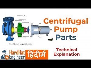 Centrifugal Pump Parts in Hindi. Parts of a Centrifugal Pump.