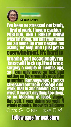 47_I've_been_so_stressed_out_lately,_first_at_work_I_have_a_cashier | Waterson UFC | Facebook