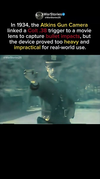 The 1934 Camera Triggered by a Gun #shorts