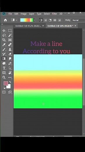 how to use gradient tool in photoshop🎨🎨#adobephotoshop#graphicdesign #tutorial #shorts #gradient