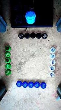 5 Blue Caps Vs 5 White Caps Vs 5 Black Caps Vs 5 Green Caps | Epic Battle | #shorts
