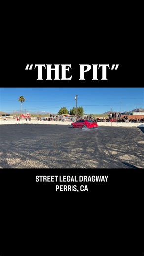 🚨Well, WE DID IT!🚨We listened to the car culture community and we built THE PIT at STREET LEGAL DRAGWAY. This past Saturday, December 6th we had an AMAZING turnout of spectators and participants. The sliding action was excellent and so were the cars. I think we’ll be doing this some more in 2026. Be sure to follow us and tag others to let them know that Southern California now has a place to SLIDE. #streetlegaldragway #thepit #perris #socal #carculture #sliders #burnout #burnoutbox #smoke #dri