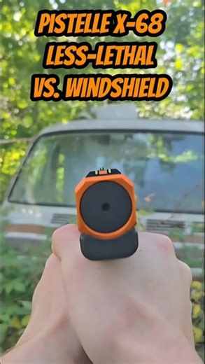 #1 Less-Lethal C02 Pistol (40-50 joules)VS. Windshield Pistelle x-68
