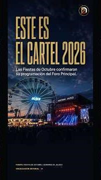 Fiestas de Octubre 2026: cartel completo, fechas y precios