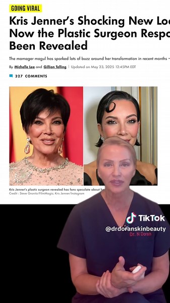 The Forever 35 Face article by @New York Magazine is making the headlines… but is it worth the shocking price? #krisjenner #facelift #skineducation #plasticsurgery #skintok