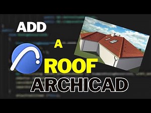 How to draw a roof in archicad. (Modify its settings too)