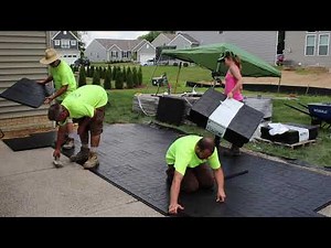 Patio Install on Gator Base