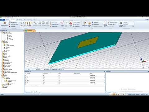 Coaxial Fed patch antenna design using CST software