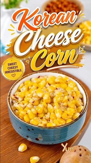 Why everyone is obsessed with Korean Cheese Corn 🌽🤔 #streetfood #foodie