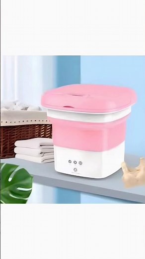 Super Handy Portable Foldable MINI WASHING MACHINE #shorts