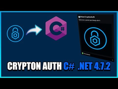 CRYPTON AUTH C# .NET 4.7.2 FRAMEWORK TUTORIAL