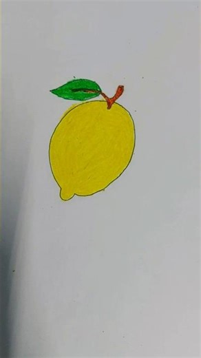Easy Lemon 🍋 drawing to draw