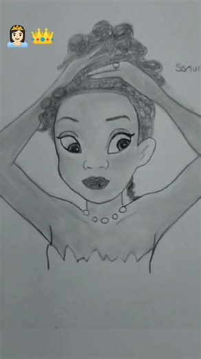 Prences Tiana drawing👸🏻👑 #disney #trending #drawing