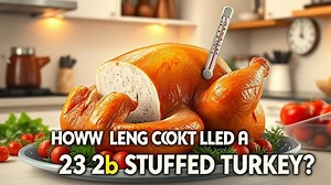 how long to cook a 23 lb stuffed turkey? - Test Food Kitchen