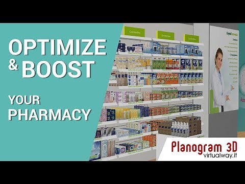 Planogram3D - 3D software for pharmacy design and shelf optimization