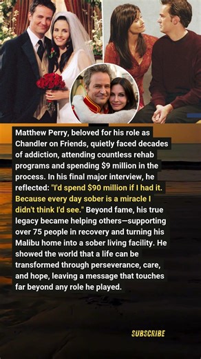 Matthew Perry Spent $9 Million on Sobriety — His Final Interview Explained Why