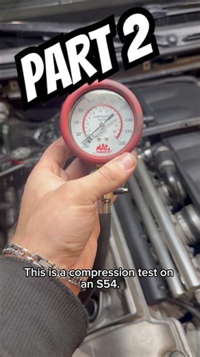 Part 2 of the S54 compression test results. #bmw #e46 #e46m3 #m3 #engine #bimmer #headgasket