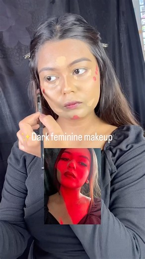 ✨Dark Feminine makeup #shorts #shortsfeed #makeup #makeuptutorial #viralshorts #ytshorts #explore